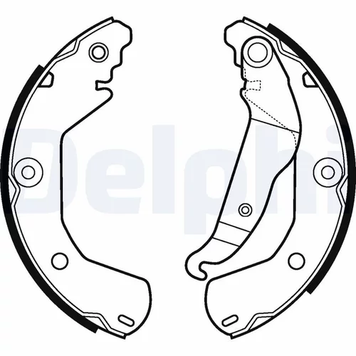 Sada brzdových čeľustí LS2112 /DELPHI/ - obr. 2