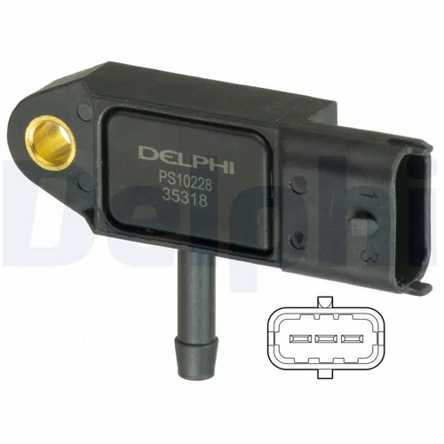 Snímač plniaceho tlaku PS10228 /DELPHI/ - obr. 1