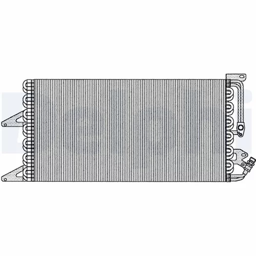 Kondenzátor klimatizácie TSP0225102 /DELPHI/