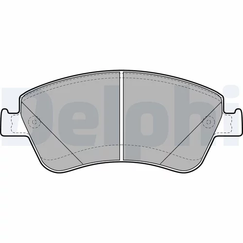 Sada brzdových platničiek kotúčovej brzdy LP2102 /DELPHI/ - obr. 1