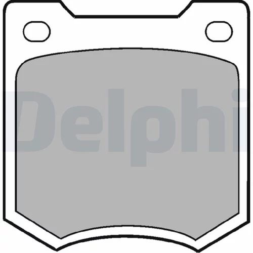 Sada brzdových platničiek kotúčovej brzdy LP23 /DELPHI/ - obr. 1