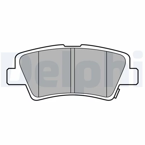 Sada brzdových platničiek kotúčovej brzdy LP3587 /DELPHI/ - obr. 1
