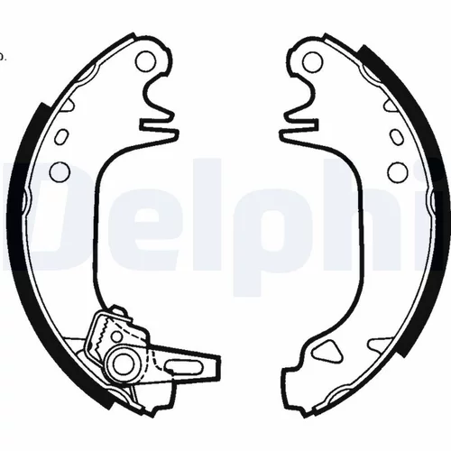 Sada brzdových čeľustí LS1423 /DELPHI/ - obr. 1