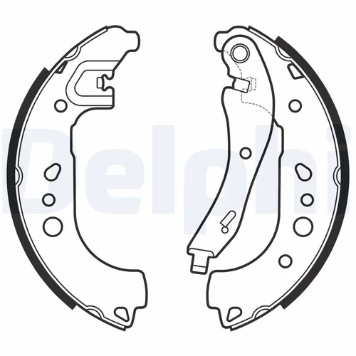 Sada brzdových čeľustí LS2149 /DELPHI/ - obr. 2