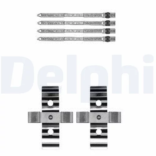 Sada príslušenstva obloženia kotúčovej brzdy LX0604 /DELPHI/ - obr. 1