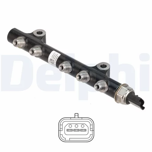 Rozdeľovacie potrubie paliva 9144A290B /DELPHI/