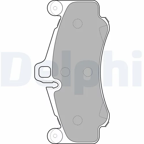 Sada brzdových platničiek kotúčovej brzdy LP2232 /DELPHI/ - obr. 1