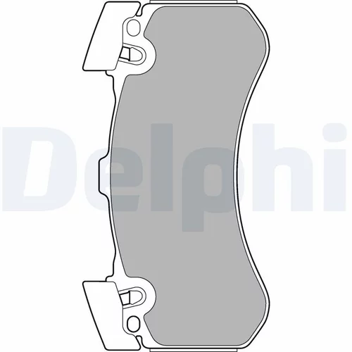 Sada brzdových platničiek kotúčovej brzdy LP2283 /DELPHI/ - obr. 1