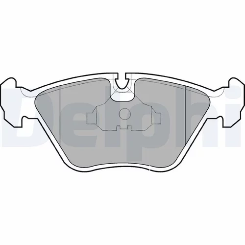 Sada brzdových platničiek kotúčovej brzdy LP602 /DELPHI/ - obr. 1