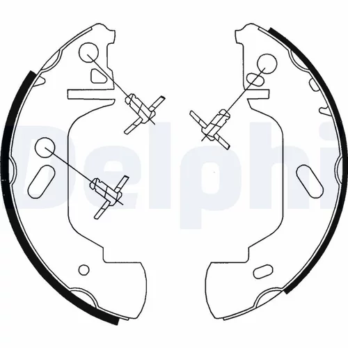 Sada brzdových čeľustí LS1701 /DELPHI/ - obr. 1