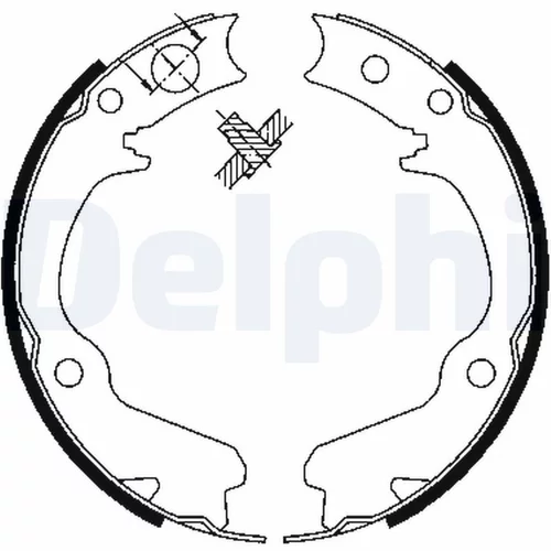Sada brzdových čeľustí LS1899 /DELPHI/ - obr. 1