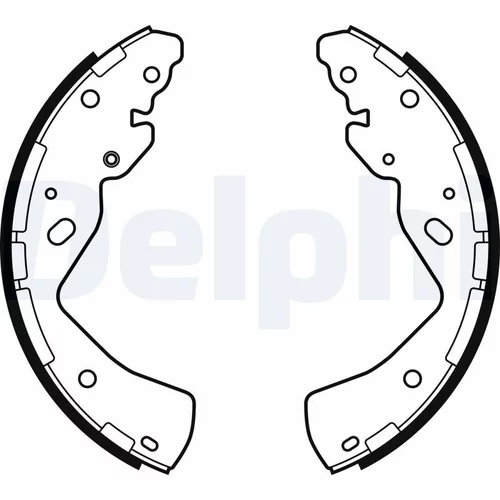 Sada brzdových čeľustí LS2143 /DELPHI/ - obr. 2