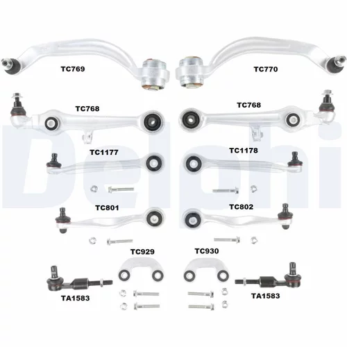 Sada na opravu priečneho závesného ramena TC1300KIT /DELPHI/ - obr. 1