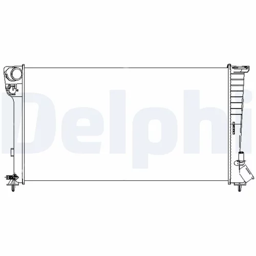Chladič motora DELPHI TSP0524053