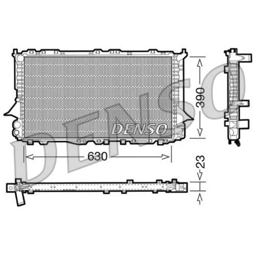 Chladič motora DENSO DRM02002