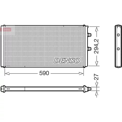 Chladič motora DENSO DRM05076