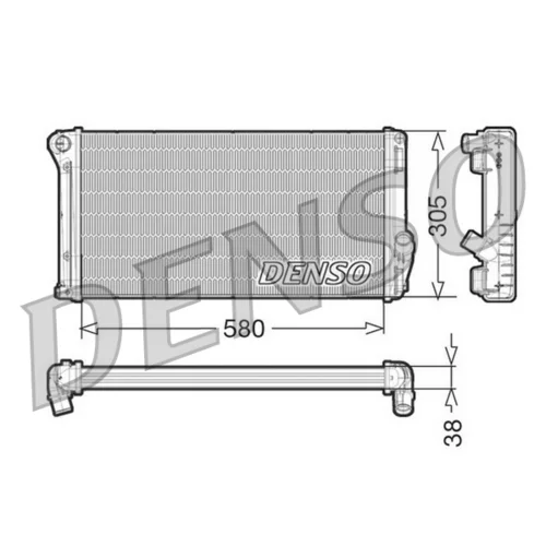 Chladič motora DENSO DRM13020