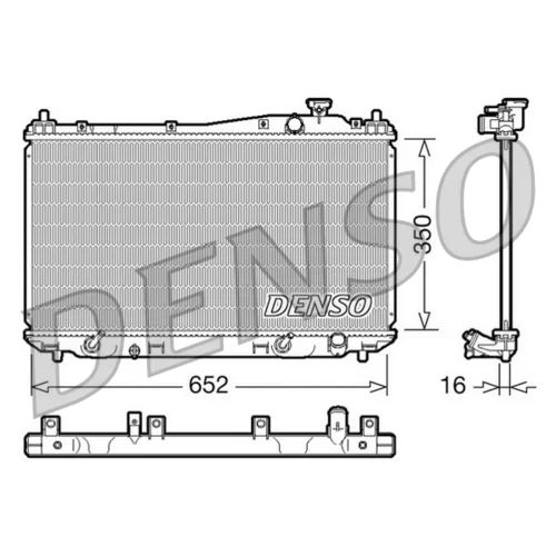 Chladič motora DENSO DRM40019