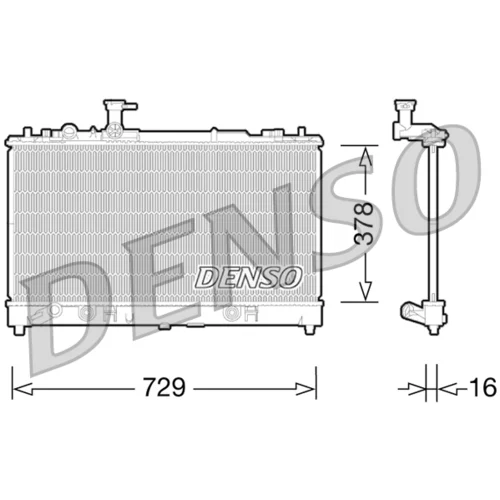 Chladič motora DENSO DRM44026