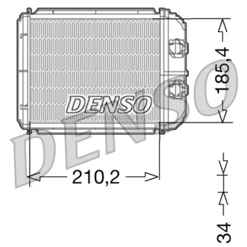 Výmenník tepla vnútorného kúrenia DRR23014 /DENSO/