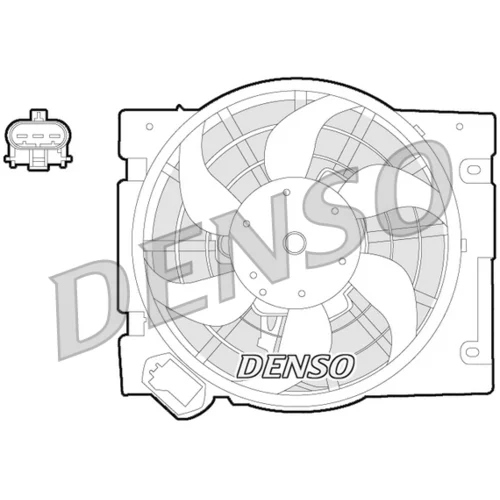 Ventilátor chladenia motora DENSO DER20013
