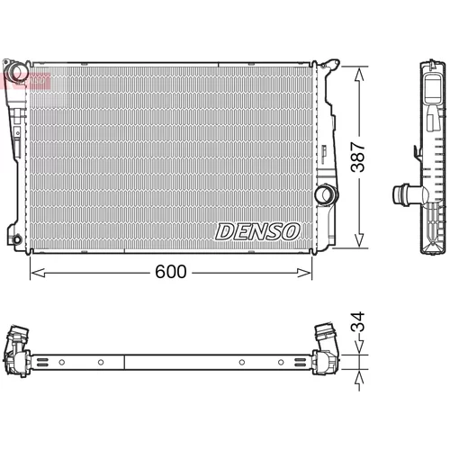 Chladič motora DENSO DRM05006