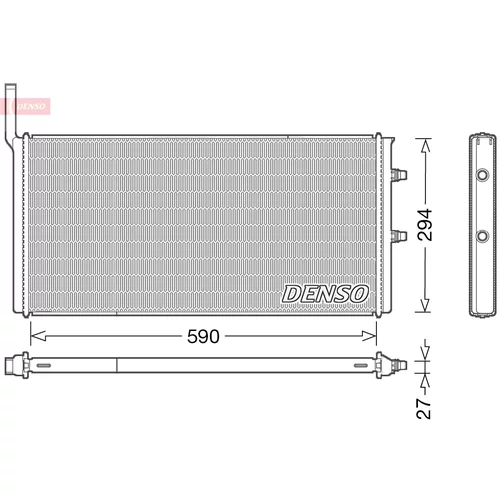 Chladič motora DENSO DRM05009