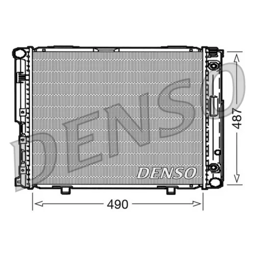 Chladič motora DENSO DRM17004