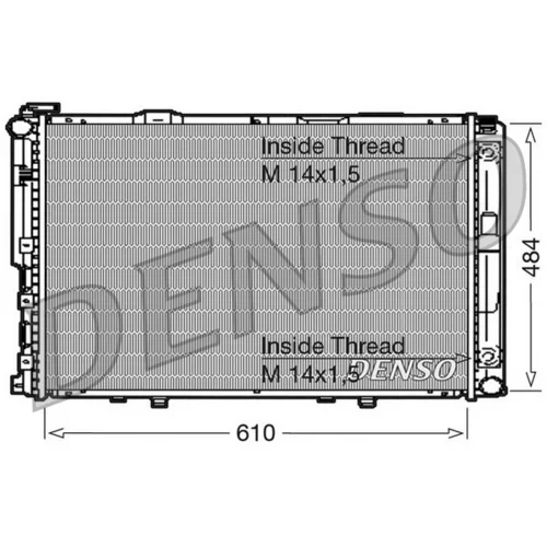 Chladič motora DENSO DRM17039