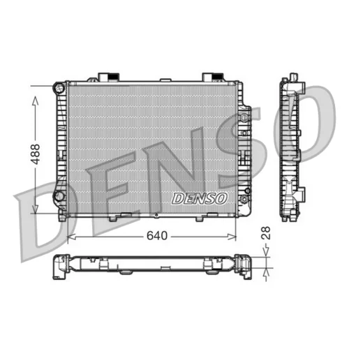 Chladič motora DENSO DRM17041