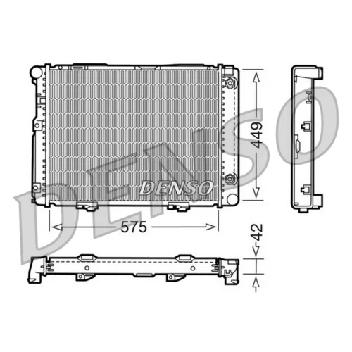 Chladič motora DENSO DRM17060