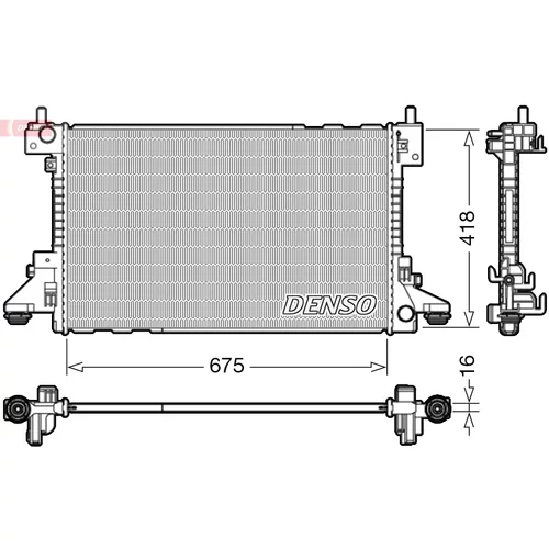 Chladič motora DENSO DRM20006