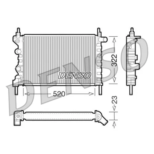 Chladič motora DENSO DRM20031