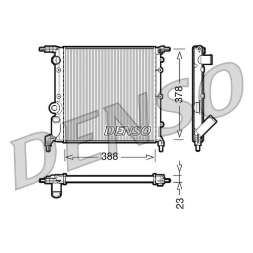 Chladič motora DENSO DRM23006