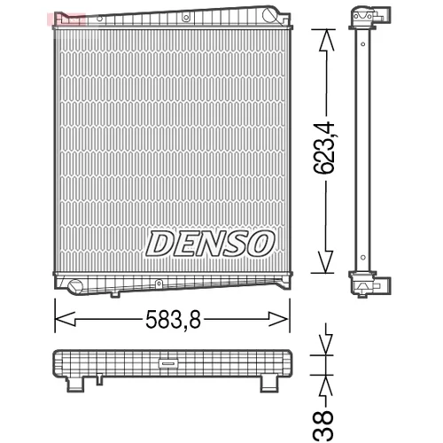 Chladič motora DENSO DRM23047