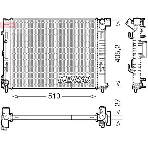 Chladič motora DENSO DRM23085