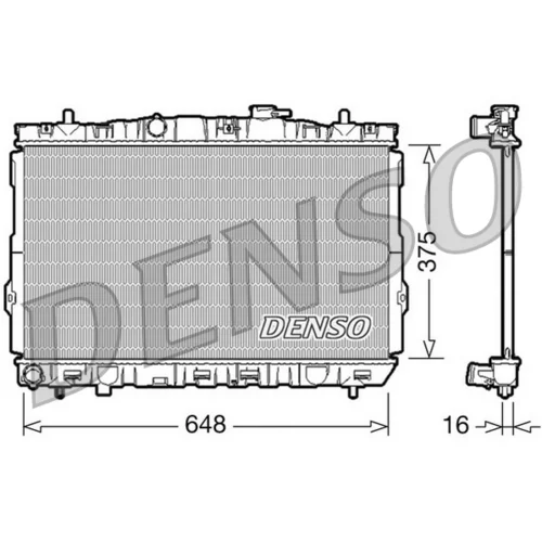 Chladič motora DENSO DRM41001