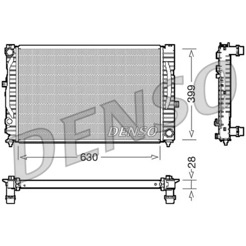 Chladič motora DENSO DRM02032