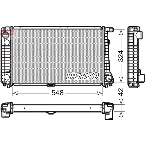 Chladič motora DRM05016 /DENSO/ - obr. 1