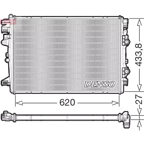 Chladič motora DENSO DRM06178