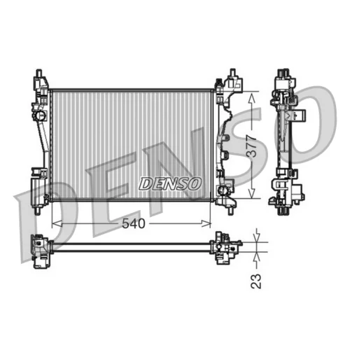 Chladič motora DENSO DRM07042