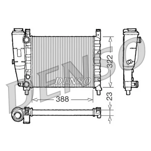 Chladič motora DENSO DRM09142