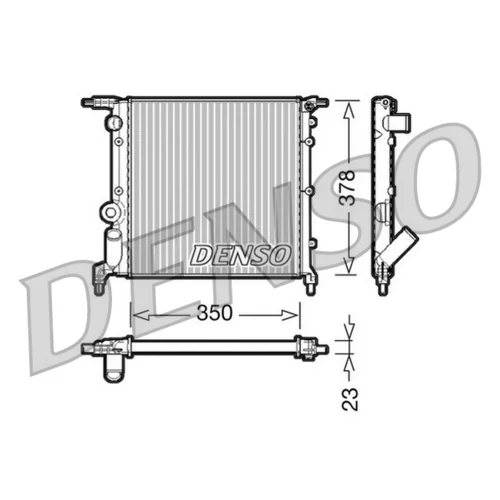 Chladič motora DENSO DRM23005