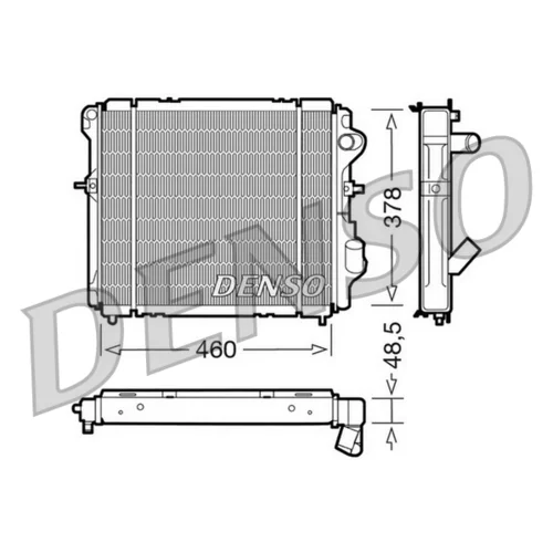 Chladič motora DENSO DRM23007