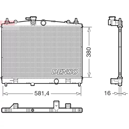 Chladič motora DENSO DRM46079
