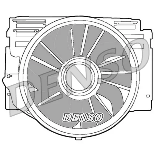 Ventilátor chladenia motora DENSO DER05007