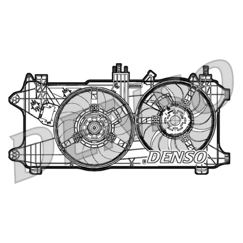 Ventilátor chladenia motora DENSO DER09027