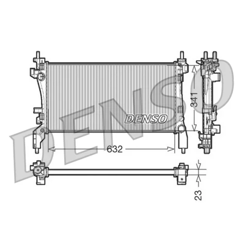 Chladič motora DENSO DRM07040