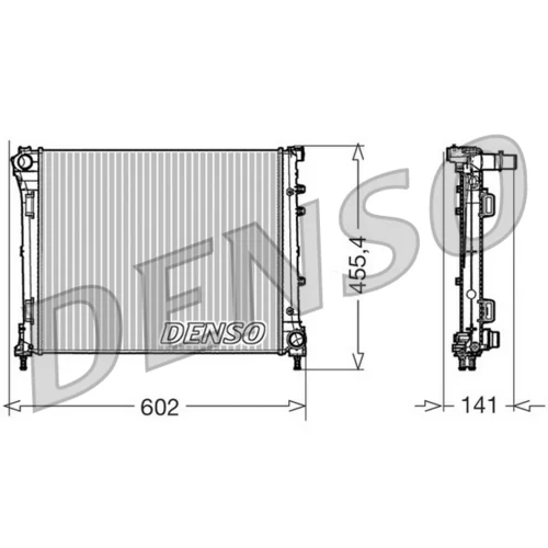 Chladič motora DENSO DRM09160