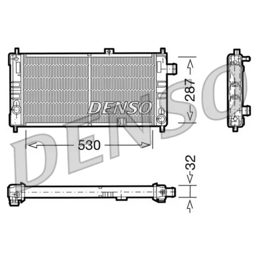 Chladič motora DENSO DRM20064